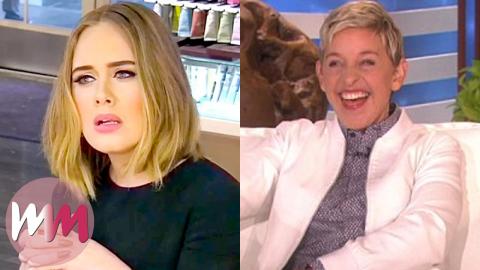 Top 10 Ellen Degeneres in Celeb's Ears Moments