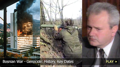Bosnian War - Genocide: History, Key Dates