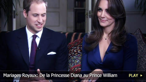 Mariages Royaux d'hier à aujourd'hui: De la princesse Diana au Prince William