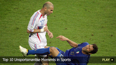 Top 10 Unsportsmanlike Moments in Sports
