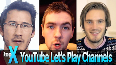 Top 10 Let's Play YouTube Channels -TopX Ep. 2