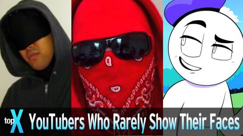 Top 10 YouTubers that frequently show their face