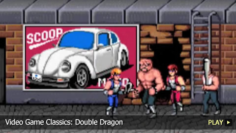 DOUBLE DRAGON retro arcade game by TAITO 1987 