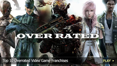 Top 10 Overrated Video Game Franchises Videos on WatchMojo