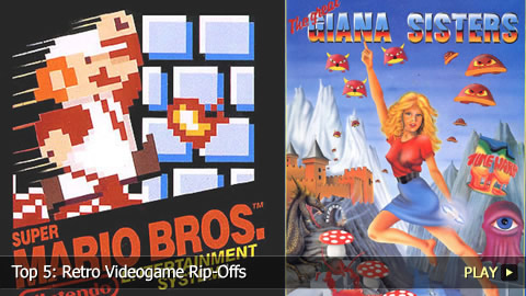 Top 5: Retro Videogame Rip-Offs