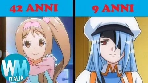 Top 10 PERSONAGGI ANIME RIDICOLI per la LORO ETÀ!