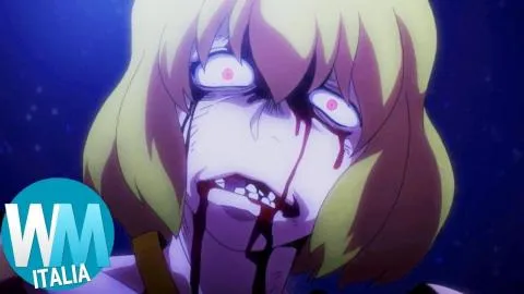 Top 10 MORTI più ORRIDE di CATTIVI negli ANIME!