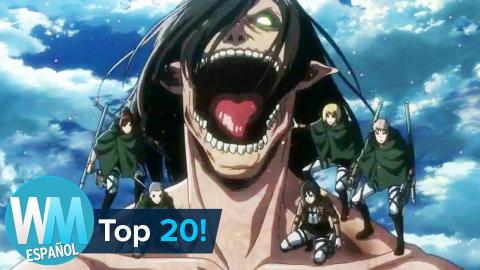 ¡Top 20 MEJORES Momentos de Attack on Titan!