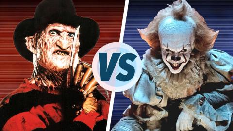 Freddy Krueger (Nightmare On Elm St.) vs Pennywise (Stephen King's It)