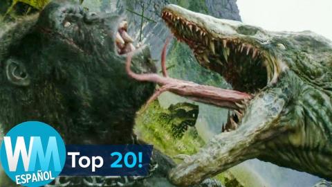 ¡Top 20 Mejores Peleas de Monstruos GIGANTES!