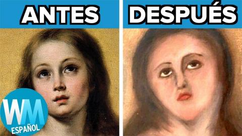 Top 10 Restauraciones de Arte FALLIDAS más Divertidas