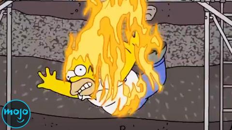 Top 10 Sacrifices Homer Simpson Took that happened on The Simpsons