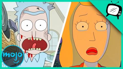 ¡Top 20 Momentos más OSCUROS de Rick y Morty!