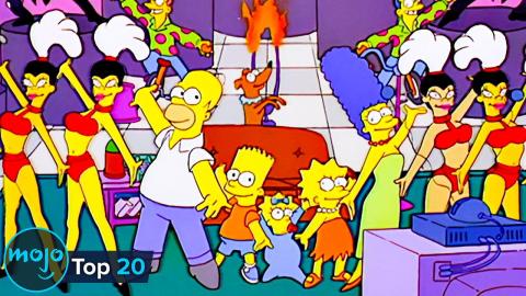 Trivia Game - Top ten simpson couch gags