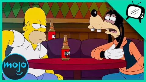 ¡Top 20 veces en que Los Simpson se BURLARON de Disney!