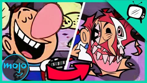 ¡Top 20 de los momentos inesperadamente VIOLENTOS en los Dibujos Animados!