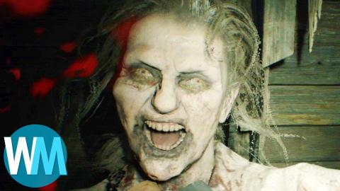 TOP 10 des JUMP SCARES les plus EFFRAYANTS dans le jeux 'Resident Evil' !