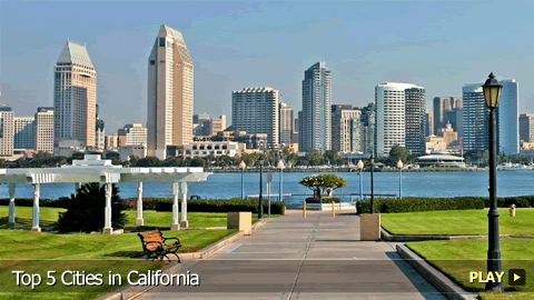 Top 5 Cities in California