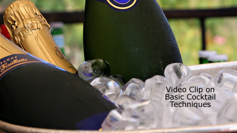 How to Frost a Glass and Chill a Champagne Bottle