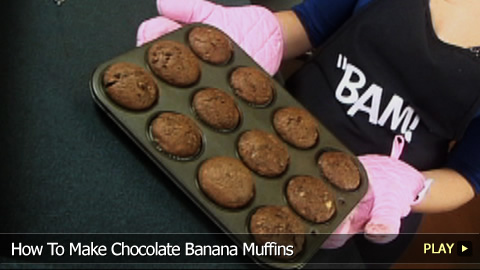 Double Chocolate Banana Muffin Recipe