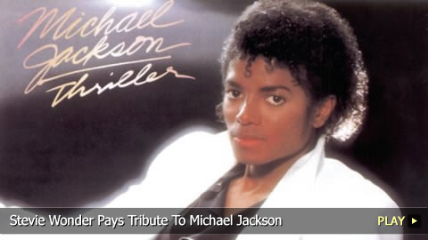Stevie Wonder Pays Tribute To Michael Jackson