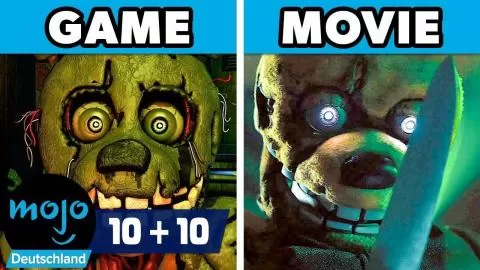 Top 10 Five Nights At Freddy's Unterschiede zwischen dem Film und den Spielen