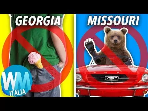 Top 10 COSE più FOLLI ILLEGALI SOLO negli USA!