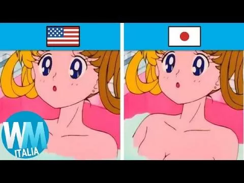 Top 10 CENSURE più ASSURDE in SAILOR MOON!
