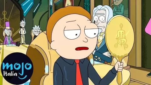 Top 10 MIGLIORI COLPI di SCENA nei CARTONI ANIMATI!