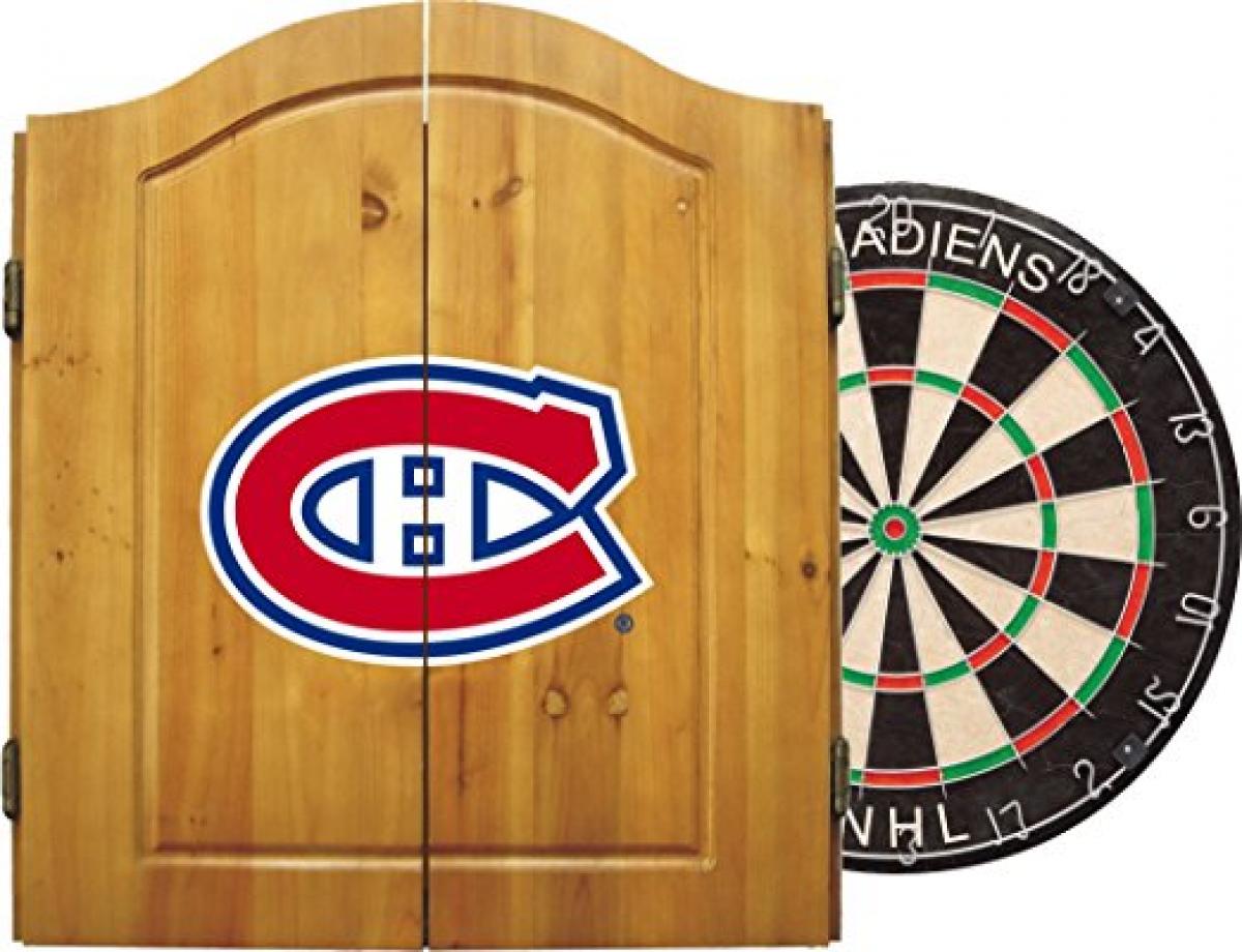 NHL Dart Cabinet Set