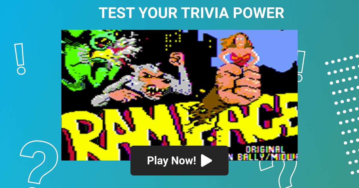 WatchMojo Trivia Top 10 Arcade Games Of The 1980s
