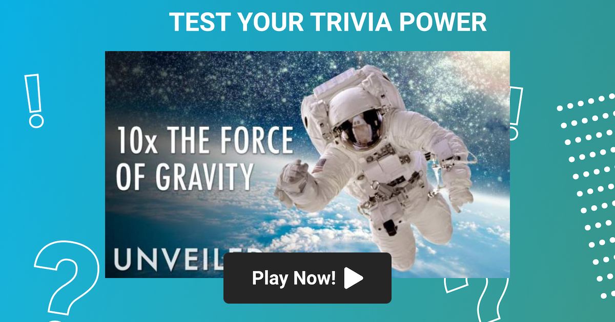 WatchMojo Trivia What If Gravity Was 10x Stronger? Unveiled