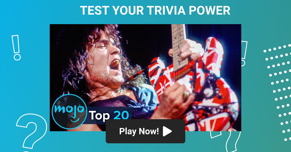 Top 20 Hardest Rock Songs to Play On Guitar Trivia on
