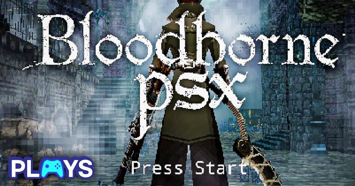 Bloodborne PSX - FULL PLAYTHROUGH / SECRET BOSS, PS1 Style Bloodborne  Demake 