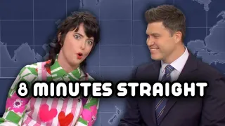 Sarah Sherman Roasting Colin Jost on SNL for 8 Minutes Straight