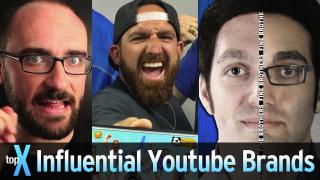 Top 10 Influential YouTube Brands - TopX Ep.45