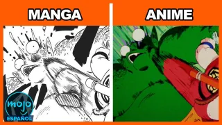 ¡Top 10 Momentos más BRUTALES de Dragon Ball en el Manga que el Anime!