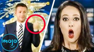 Top 10 Funniest Forgot They Were on Live TV Moments
