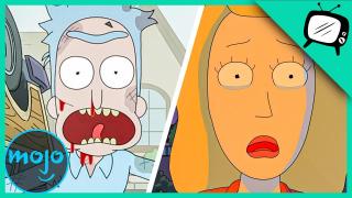 ¡Top 20 Momentos más OSCUROS de Rick y Morty!