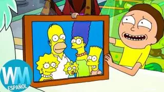 ¡Top 10 CAMEOS de RICK y MORTY en OTROS Programas!