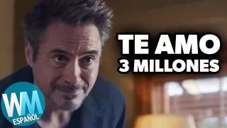 ¡Top 10 Momentos IMPROVISADOS por ROBERT DOWNEY JR!