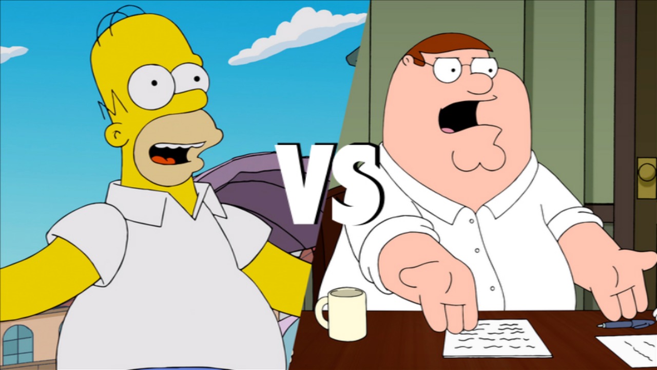 Homer Simpson Vs Peter Griffin Watchmojo Com - family guy funny moments peter griffin roblox