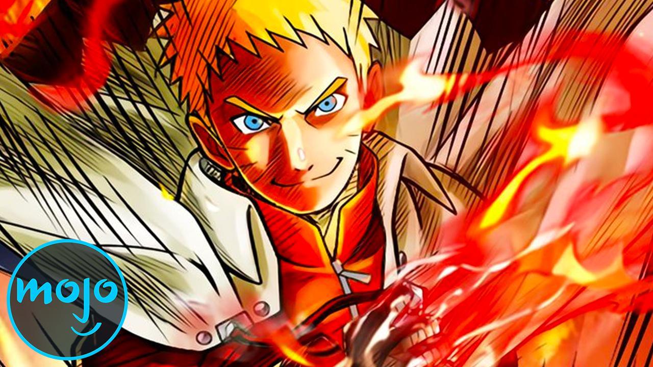 Download Uzumaki Naruto Hokage With Cracked Effect Wallpaper