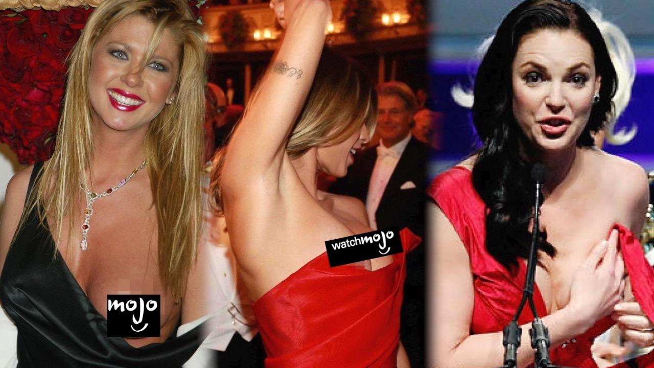 7 Award Show Slip Ups From Nip Slips To Wardrobe Malfunctions: Video!