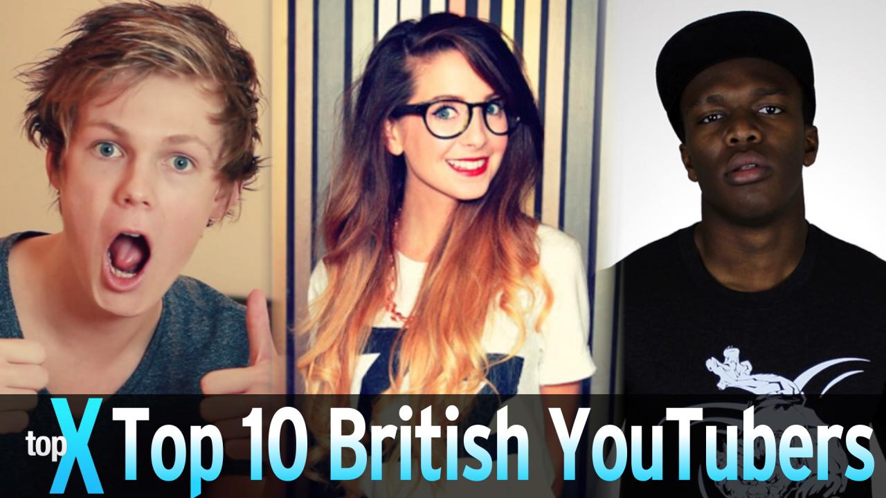 Top 10 British YouTubers TopX Ep.31
